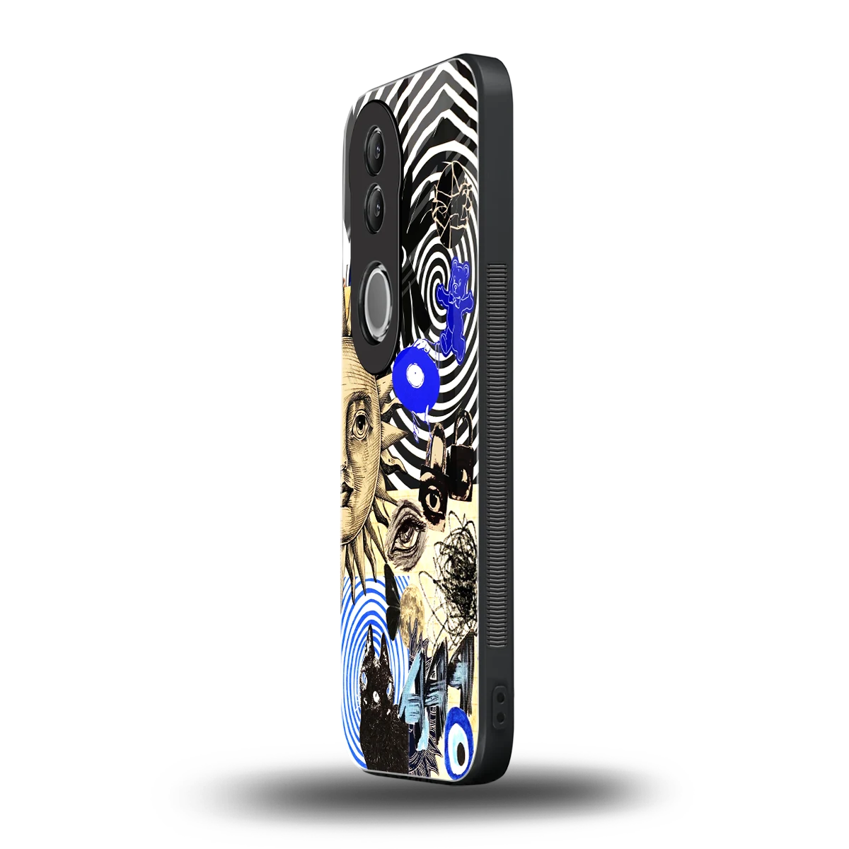 Psychedelic Vibes vivo v50 mobile cover | shockproof glass phone case