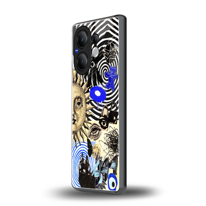 Psychedelic Vibes vivo v60 mobile cover | shockproof glass phone case