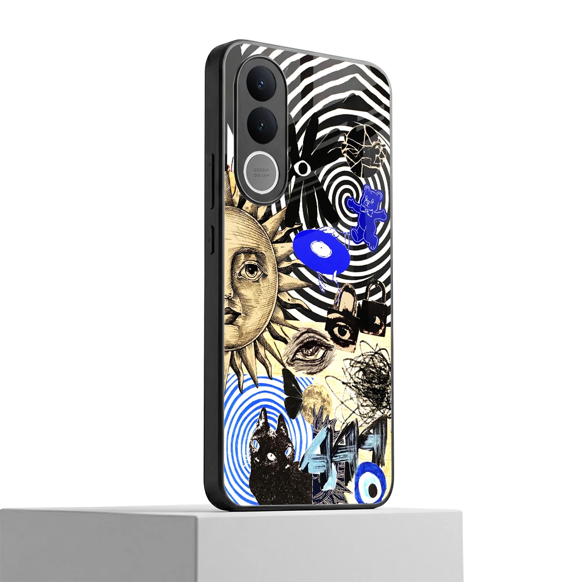 Psychedelic Vibes vivo v70 fe mobile cover | shockproof glass phone case