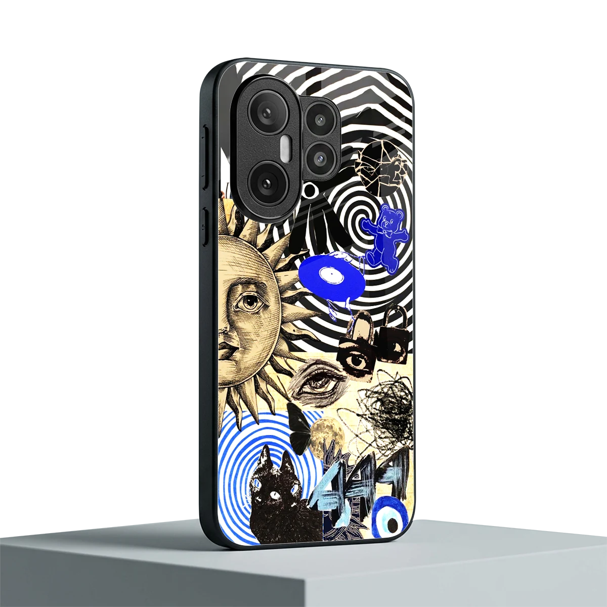 Psychedelic Vibes vivo x200 fe mobile cover | shockproof glass phone case