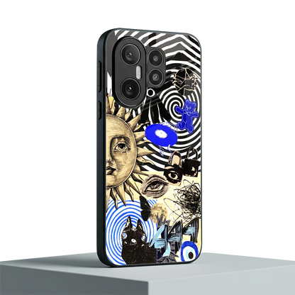 Psychedelic Vibes vivo x200 fe mobile cover | shockproof glass phone case