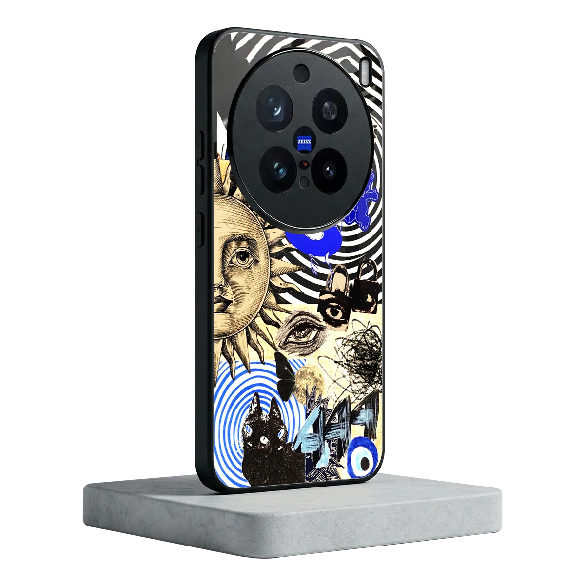 Psychedelic Vibes vivo x200 pro mobile cover | shockproof glass phone case