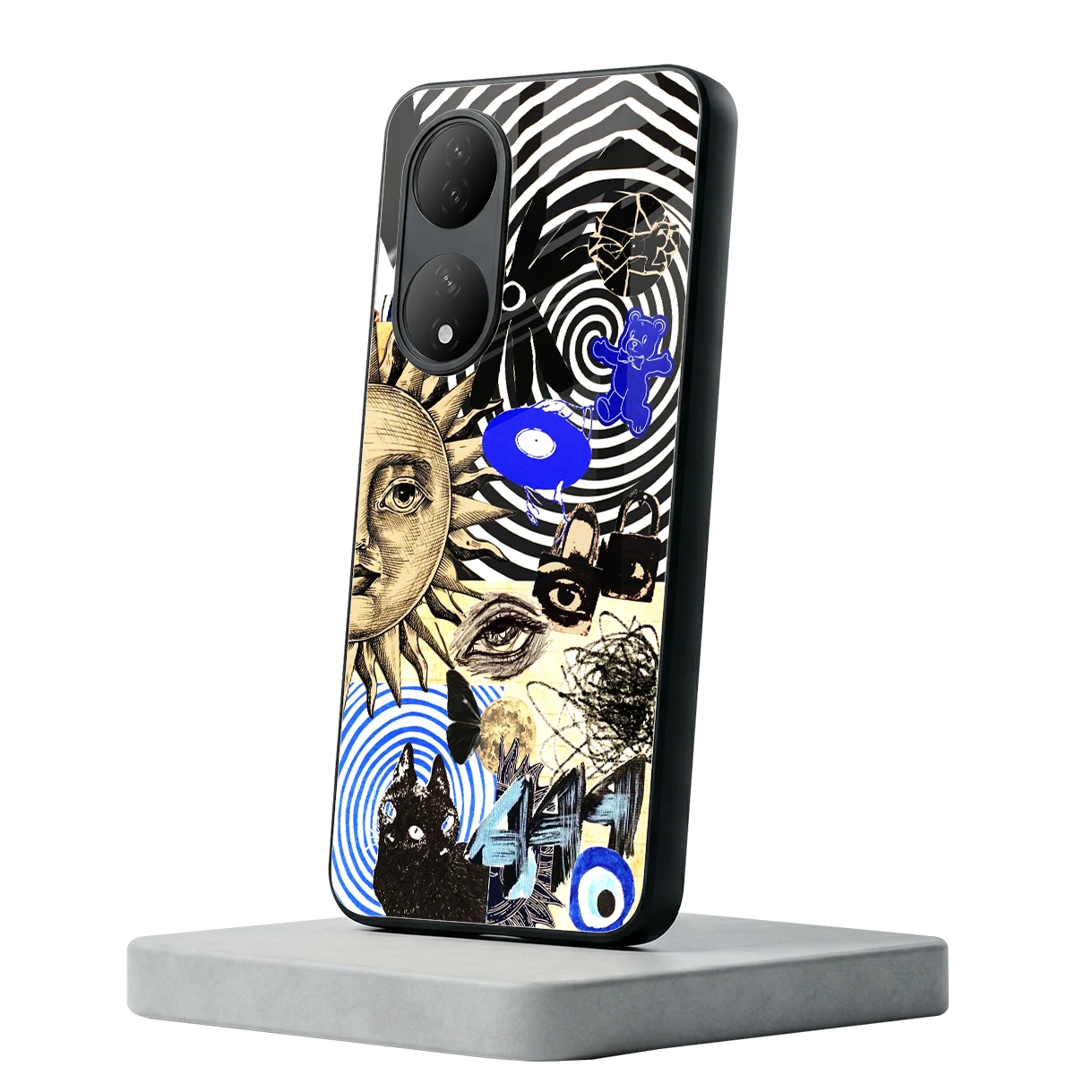 Psychedelic Vibes Vivo-y100 mobile cover | shockproof glass phone case