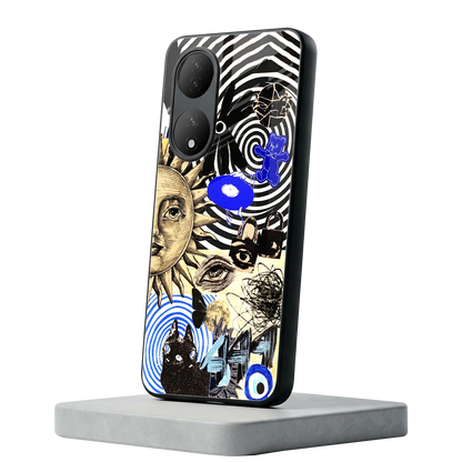 Psychedelic Vibes Vivo-y100 mobile cover | shockproof glass phone case