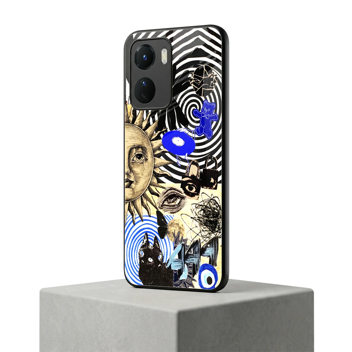 Psychedelic Vibes vivo y16 mobile cover | shockproof glass phone case