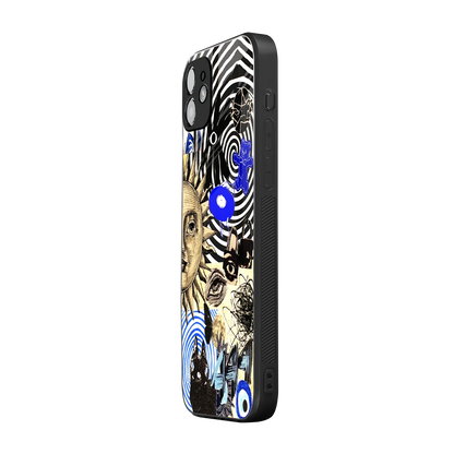 Psychedelic Vibes iphone 11 mobile cover | shockproof glass phone case