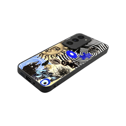 Psychedelic Vibes stylish phone case for redmi 15 5g | glossy glass and slim fit