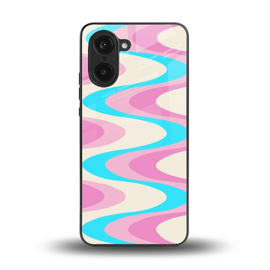 Psychedelic Zig back phone cover | glass case for oneplus nord ce5 5g