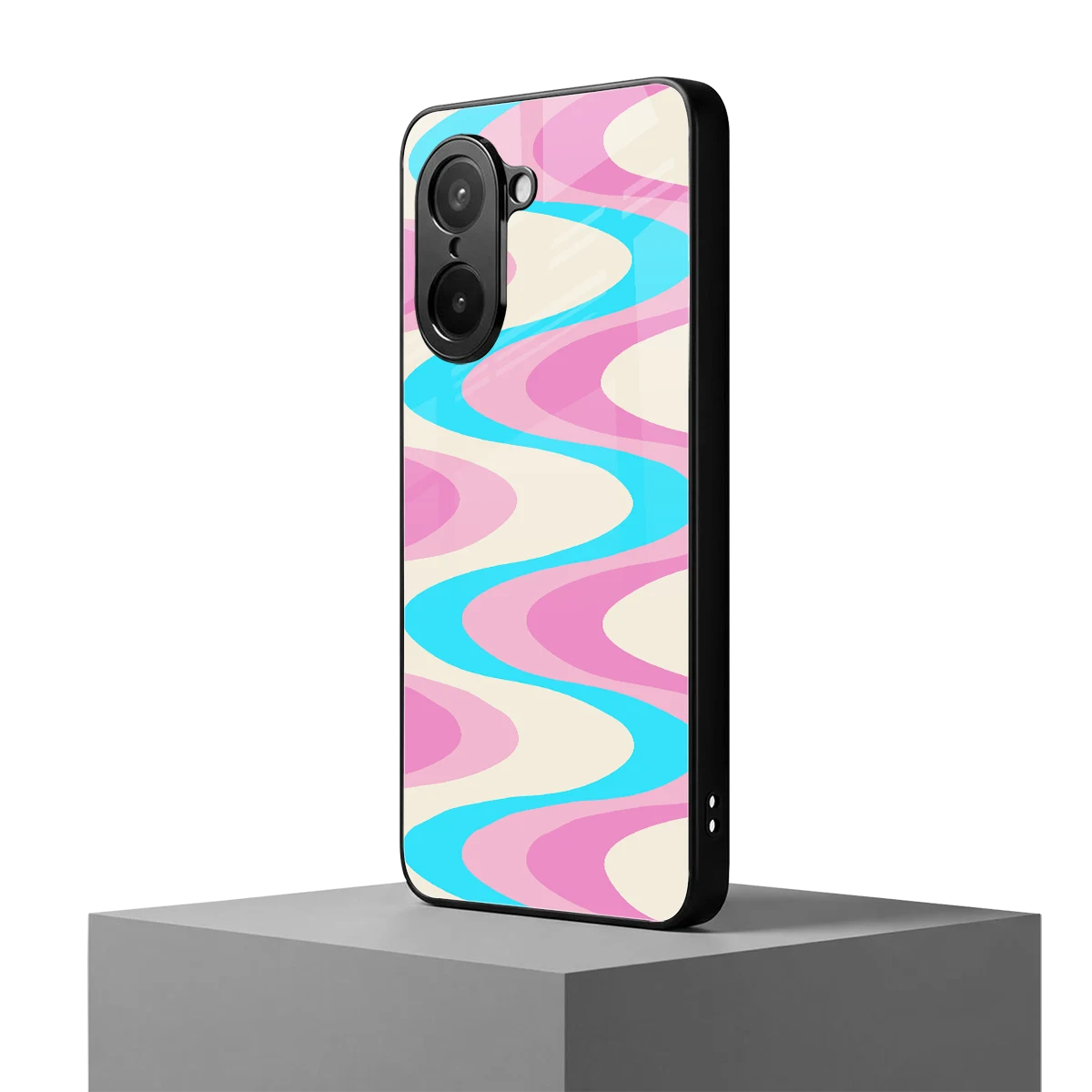 Psychedelic Zig oneplus nord ce5 5g mobile cover | shockproof glass phone case