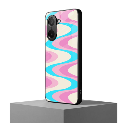 Psychedelic Zig oneplus nord ce5 5g mobile cover | shockproof glass phone case