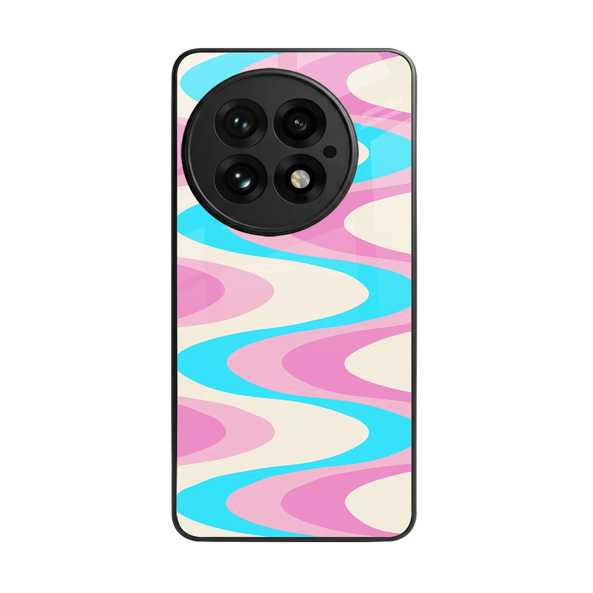 Psychedelic Zig back phone cover | glass case for oneplus 13