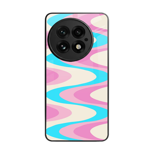 Psychedelic Zig back phone cover | glass case for oneplus 13