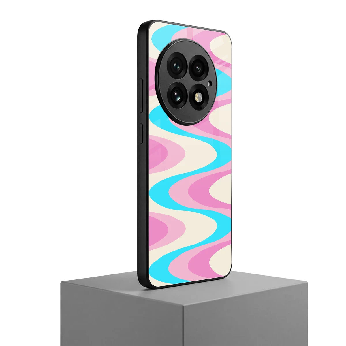 Psychedelic Zig oneplus 13 mobile cover | shockproof glass phone case