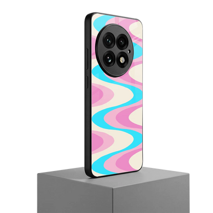 Psychedelic Zig oneplus 13 mobile cover | shockproof glass phone case