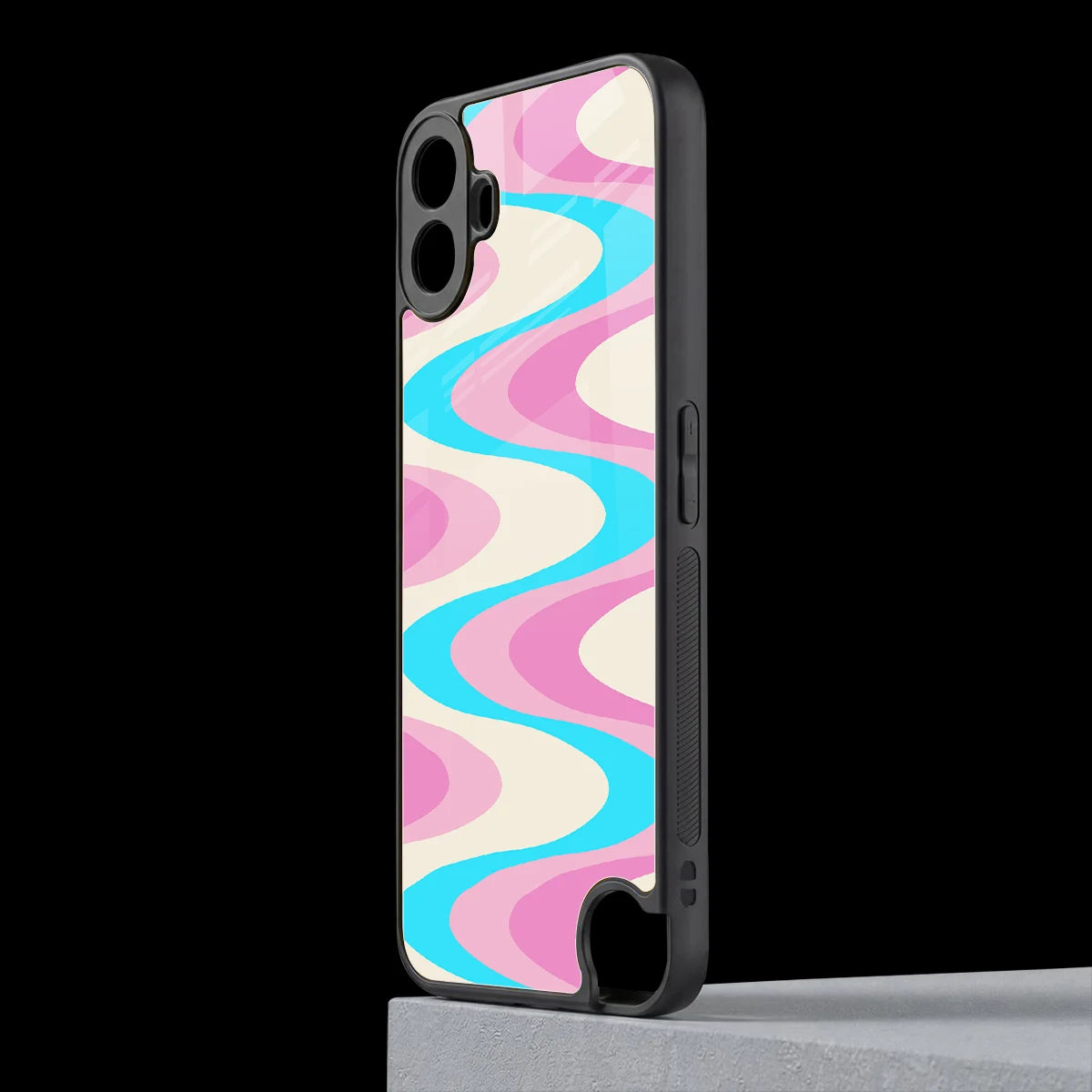Psychedelic Zig cmf nothing phone 1 mobile cover | shockproof glass phone case