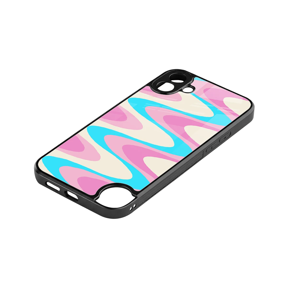 Psychedelic Zig stylish phone case for cmf nothing phone 1 | glossy glass and slim fit