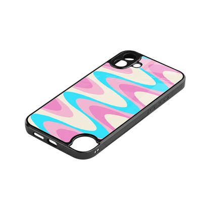 Psychedelic Zig stylish phone case for cmf nothing phone 1 | glossy glass and slim fit