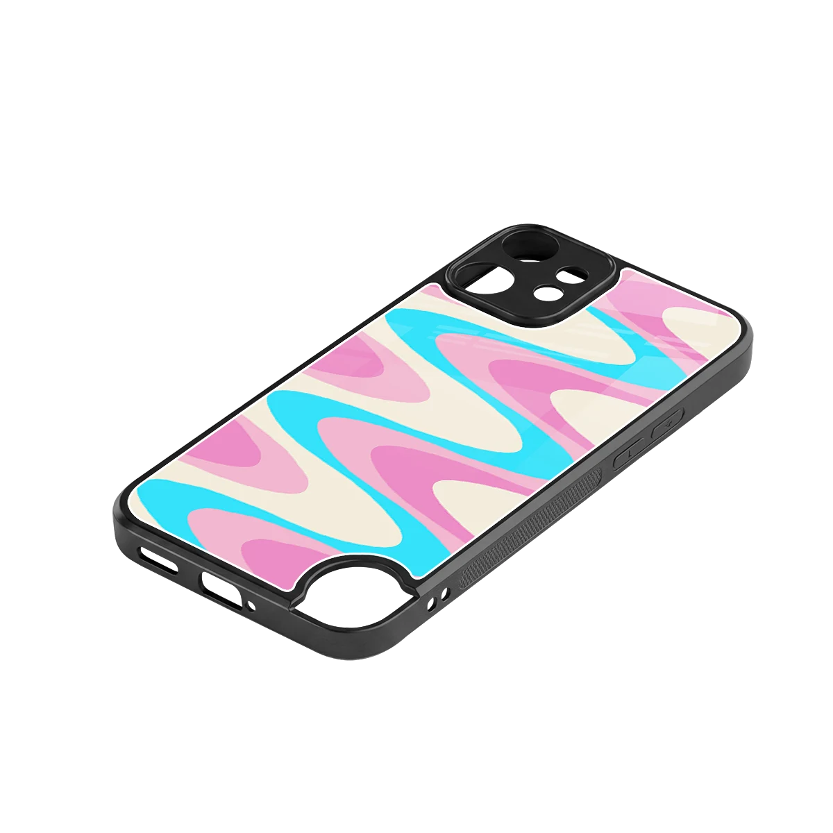 Psychedelic Zig stylish phone case for cmf nothing phone 2 pro | glossy glass and slim fit