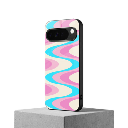 Psychedelic Zig google pixel 10 pro xl mobile cover | shockproof glass phone case