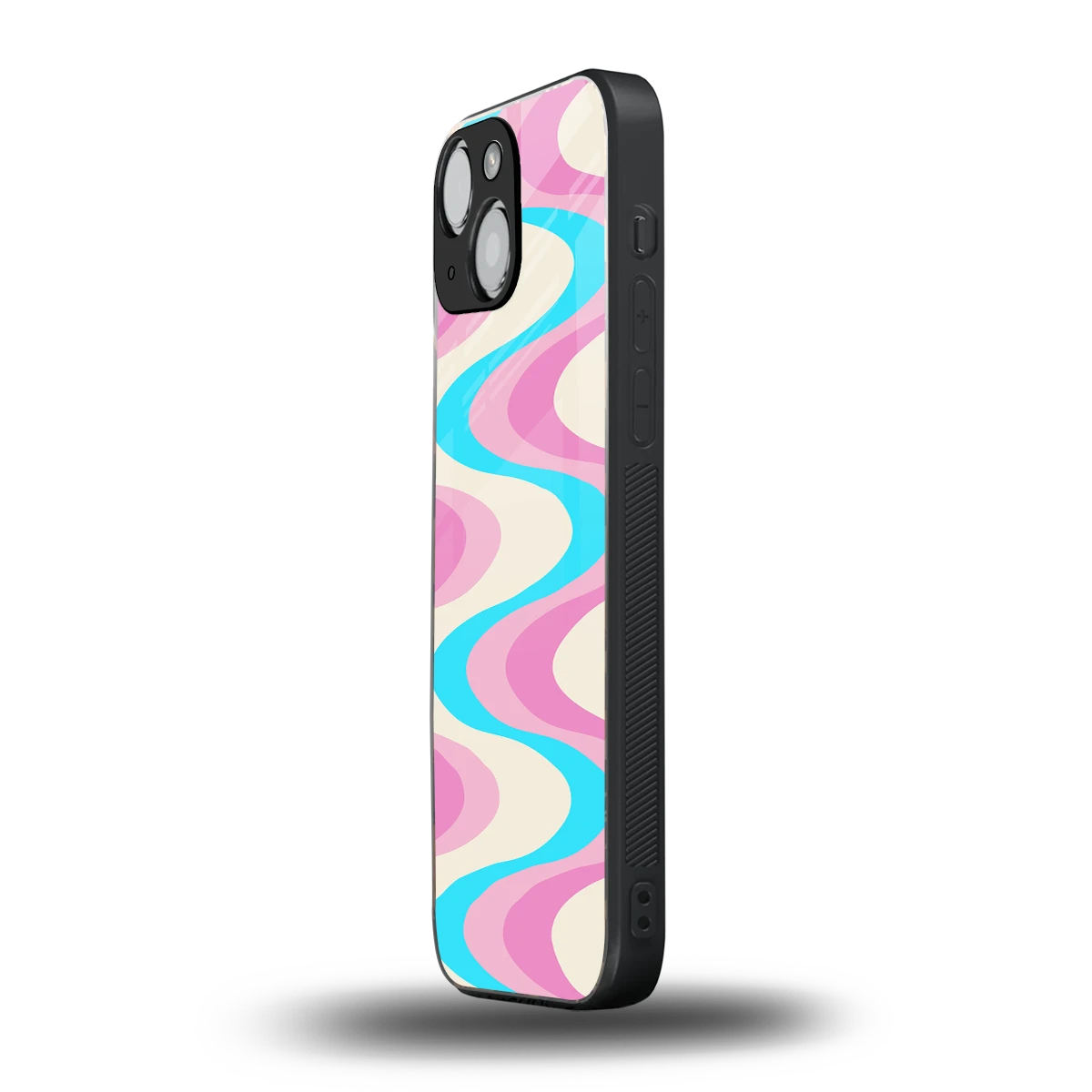 Psychedelic Zig iphone 13 mini mobile cover | shockproof glass phone case