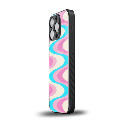 Psychedelic Zig iphone 13 pro mobile cover | shockproof glass phone case