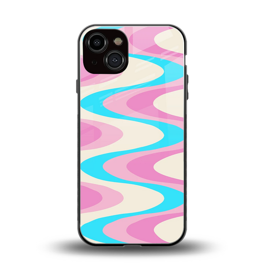 Psychedelic Zig back phone cover | glass case for iphone 14