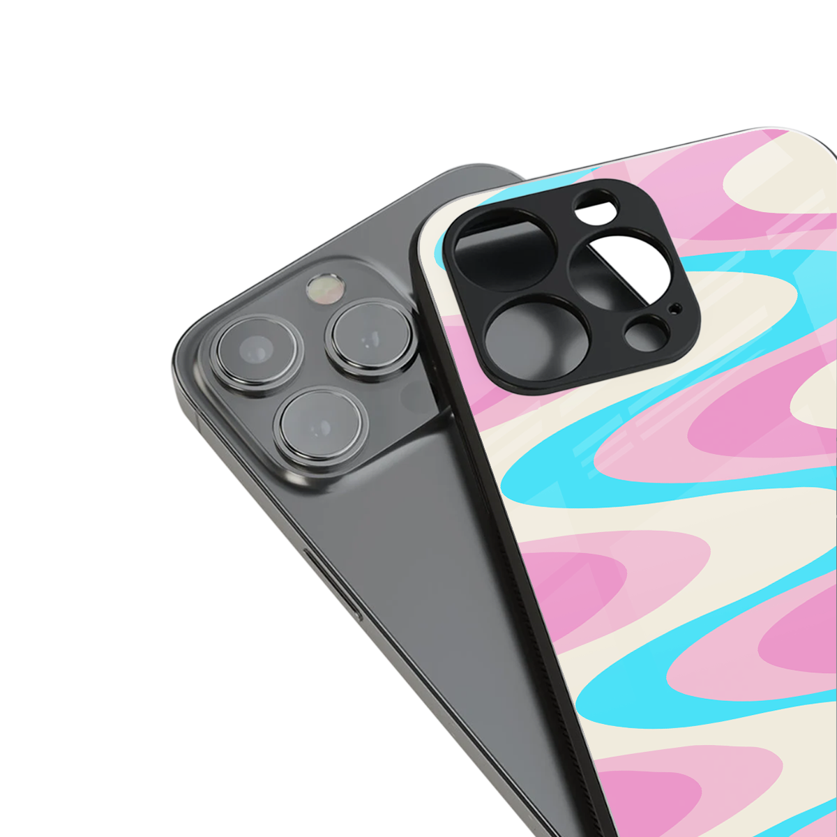 Psychedelic Zig Phone Case for Iphone 16 | Glass Case