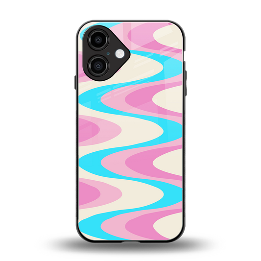 Psychedelic Zig Phone Case for Iphone 16 | Glass Case