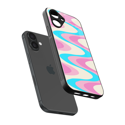 Psychedelic Zig Phone Case for Iphone 16 | Glass Case