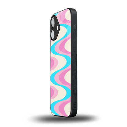 Psychedelic Zig Phone Case for Iphone 16 | Glass Case