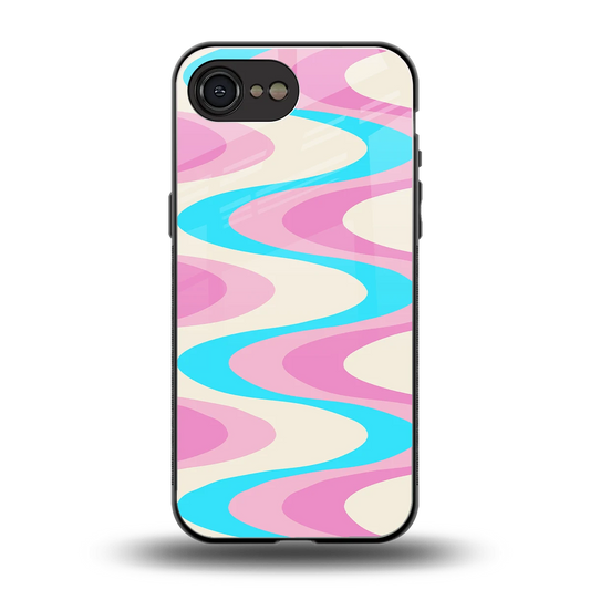 Psychedelic Zig back phone cover | glass case for iphone 16e