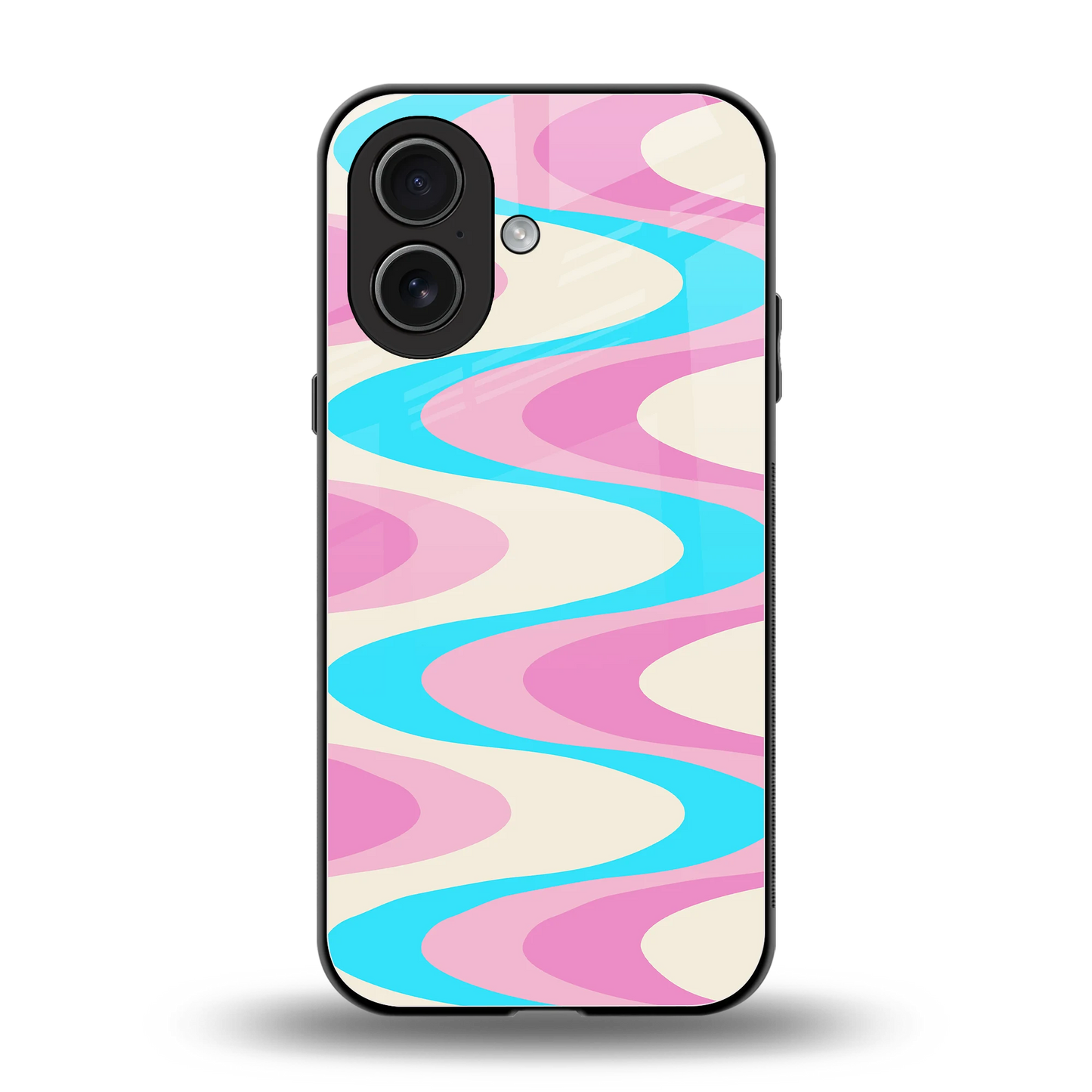 Psychedelic Zig back phone cover | glass case for iphone 17