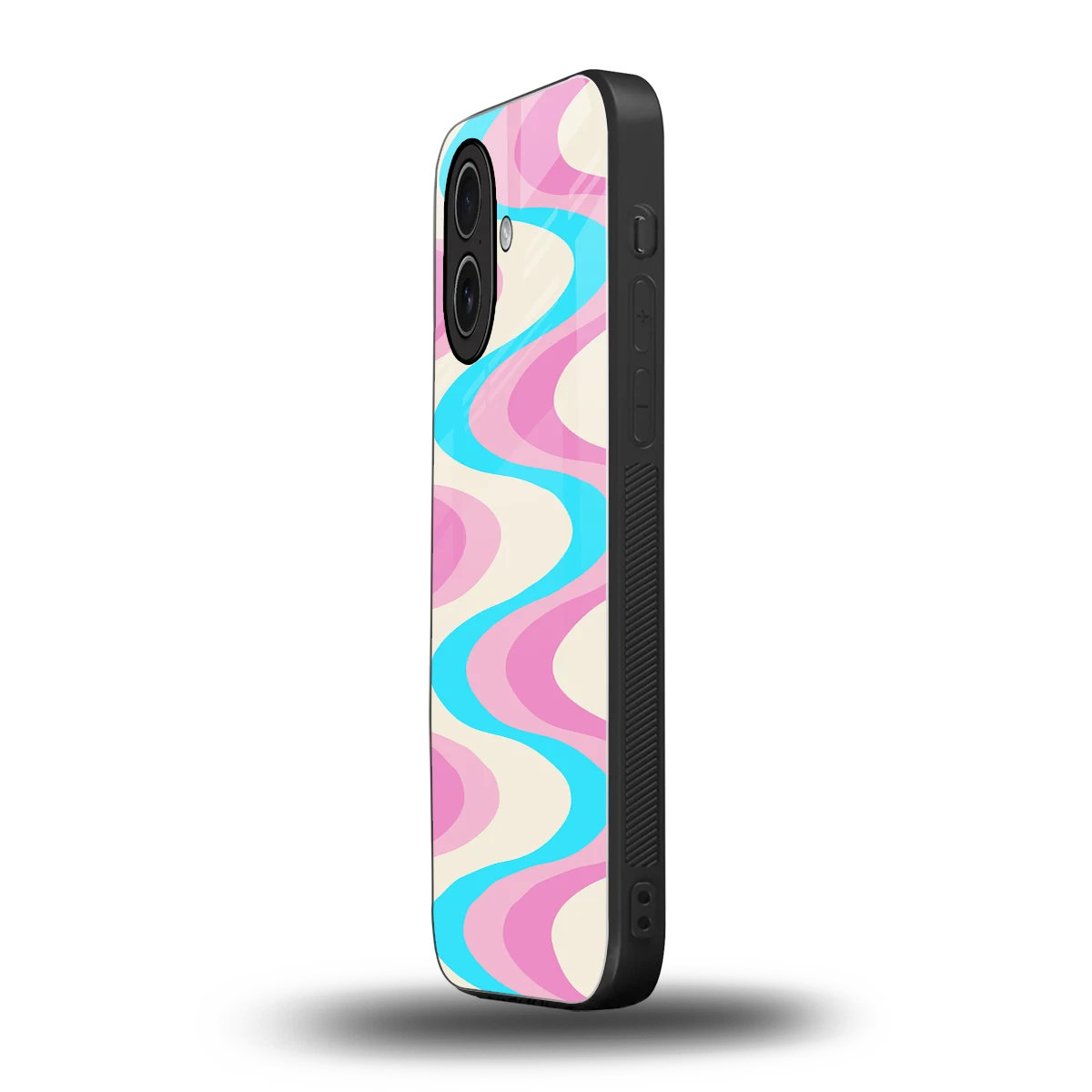 Psychedelic Zig iphone 17 mobile cover | shockproof glass phone case