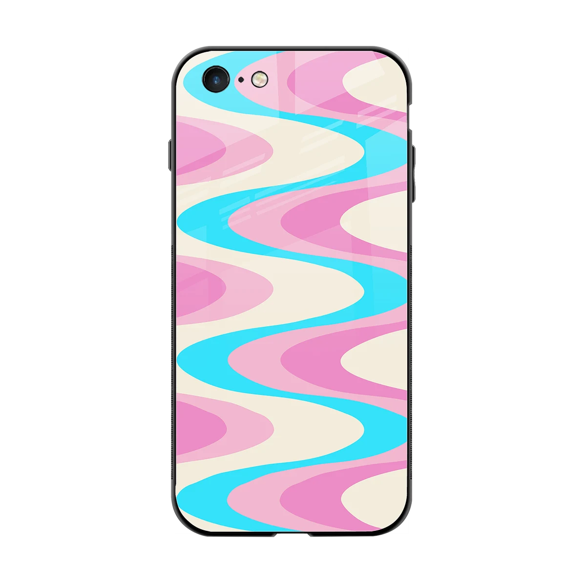Psychedelic Zig back phone cover | glass case for iphone 6s plus
