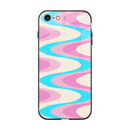 Psychedelic Zig back phone cover | glass case for iphone 7