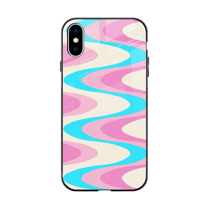 Psychedelic Zig back phone cover | glass case for iphone xs