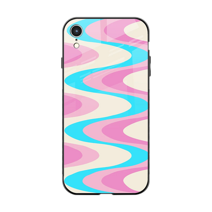 Psychedelic Zig back phone cover | glass case for iphone xr