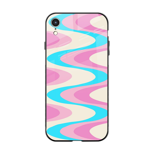 Psychedelic Zig back phone cover | glass case for iphone xr
