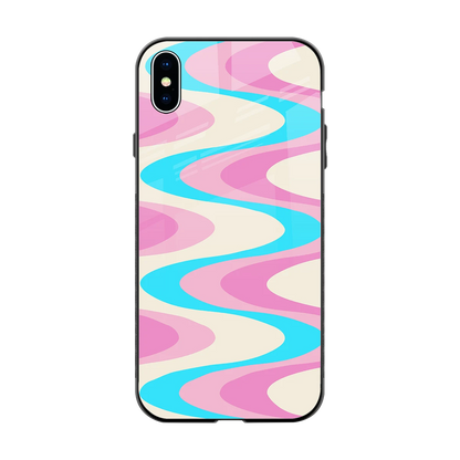Psychedelic Zig back phone cover | glass case for iphone xs max
