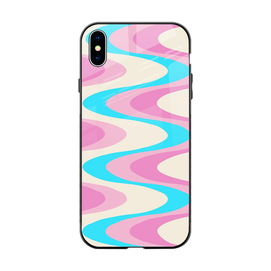Psychedelic Zig back phone cover | glass case for iphone xs max