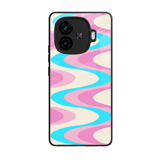 Psychedelic Zig back phone cover | glass case for iqoo neo 10r 5g