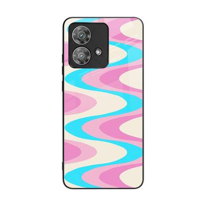 Psychedelic Zig back phone cover | glass case for motorola edge 40 neo 5g