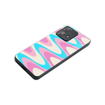 Psychedelic Zig stylish phone case for motorola edge 40 neo 5g | glossy glass and slim fit