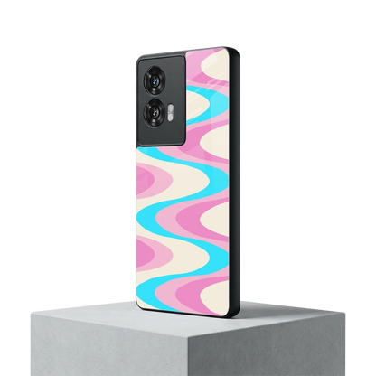 Psychedelic Zig motorola edge 50 fusion mobile cover | shockproof glass phone case