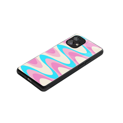 Psychedelic Zig stylish phone case for nothing phone 1 | glossy glass and slim fit
