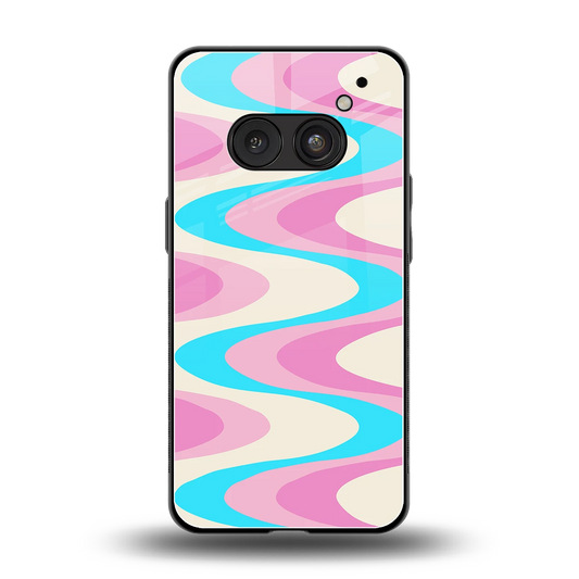 Psychedelic Zig back phone cover | glass case for nothing phone 2a
