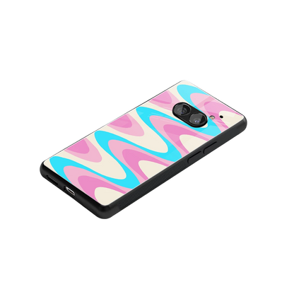 Psychedelic Zig stylish phone case for nothing phone 2a | glossy glass and slim fit