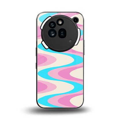 Psychedelic Zig back phone cover | glass case for nothing phone 3a pro
