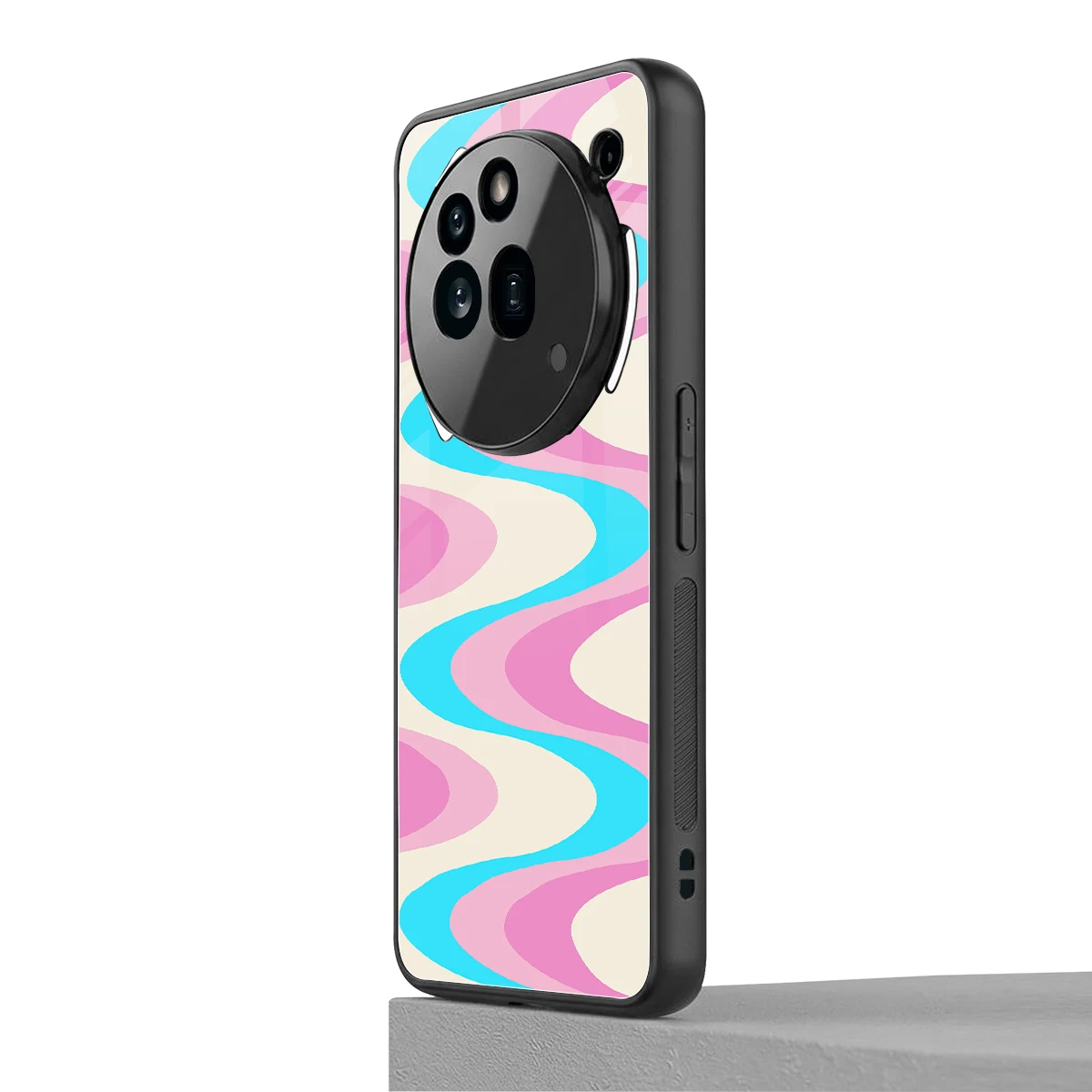 Psychedelic Zig nothing phone 3a pro mobile cover | shockproof glass phone case