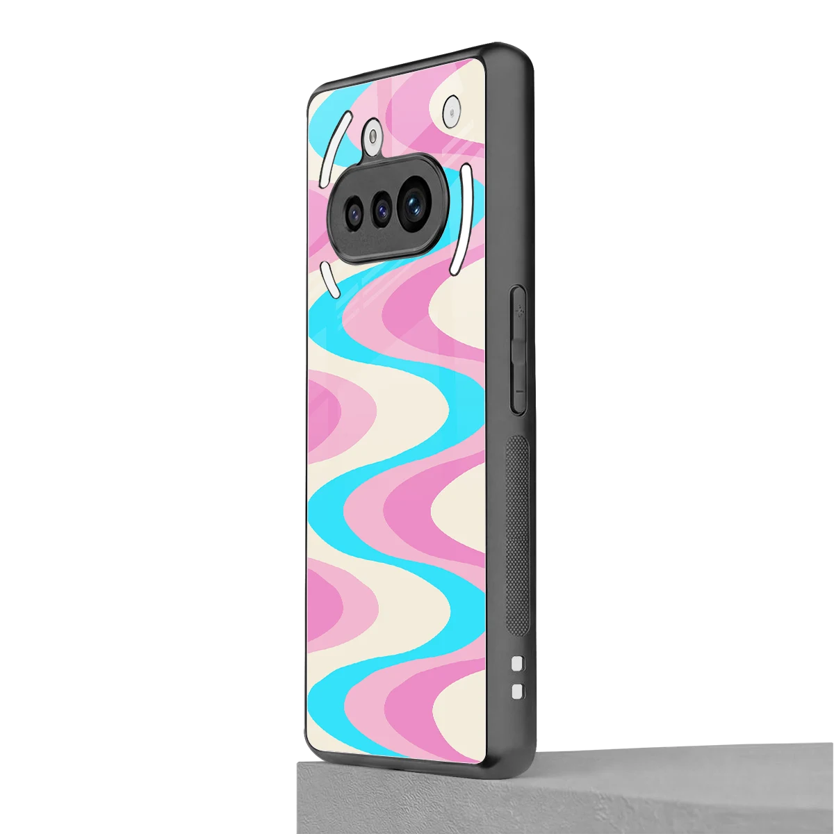 Psychedelic Zig nothing phone 3a mobile cover | shockproof glass phone case